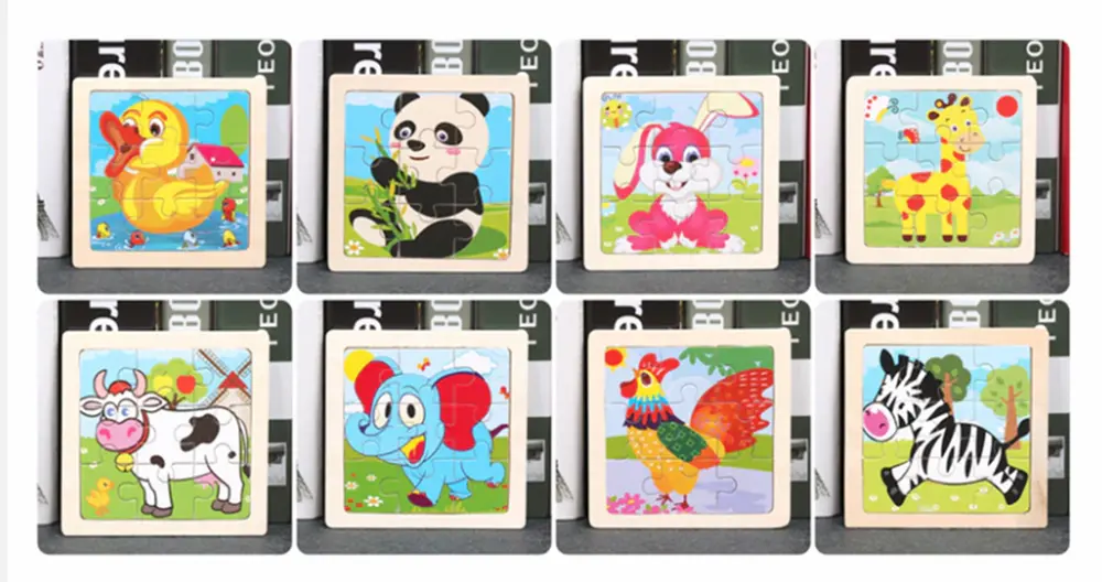 Dřevěné puzzle pro nejmenší (S) - BAGR