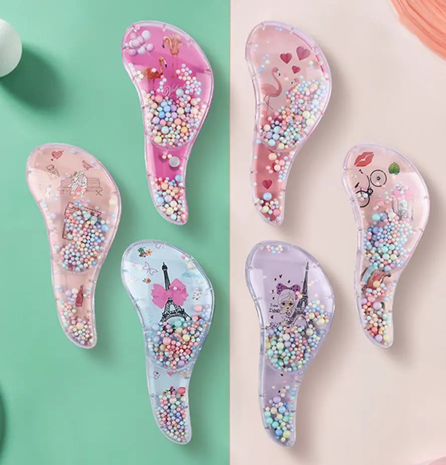 Set (kartáč na vlasy + čistič kartáčů) - KULIČKY 5