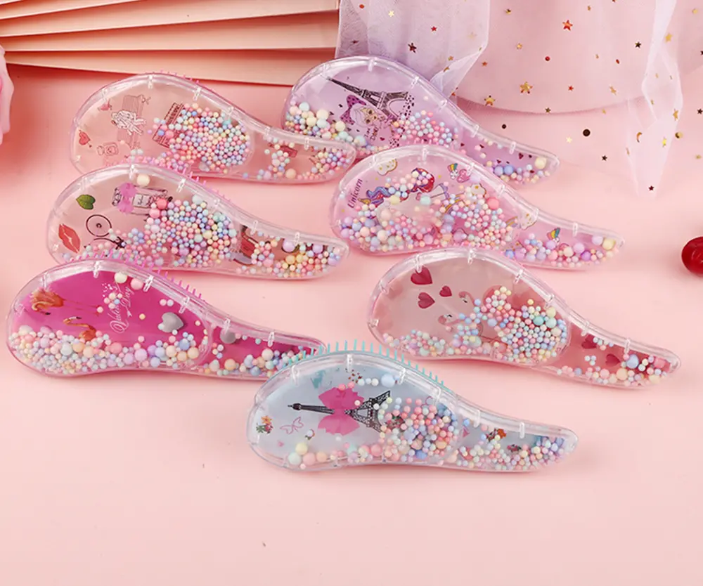 Set (kartáč na vlasy + čistič kartáčů) - KULIČKY 5