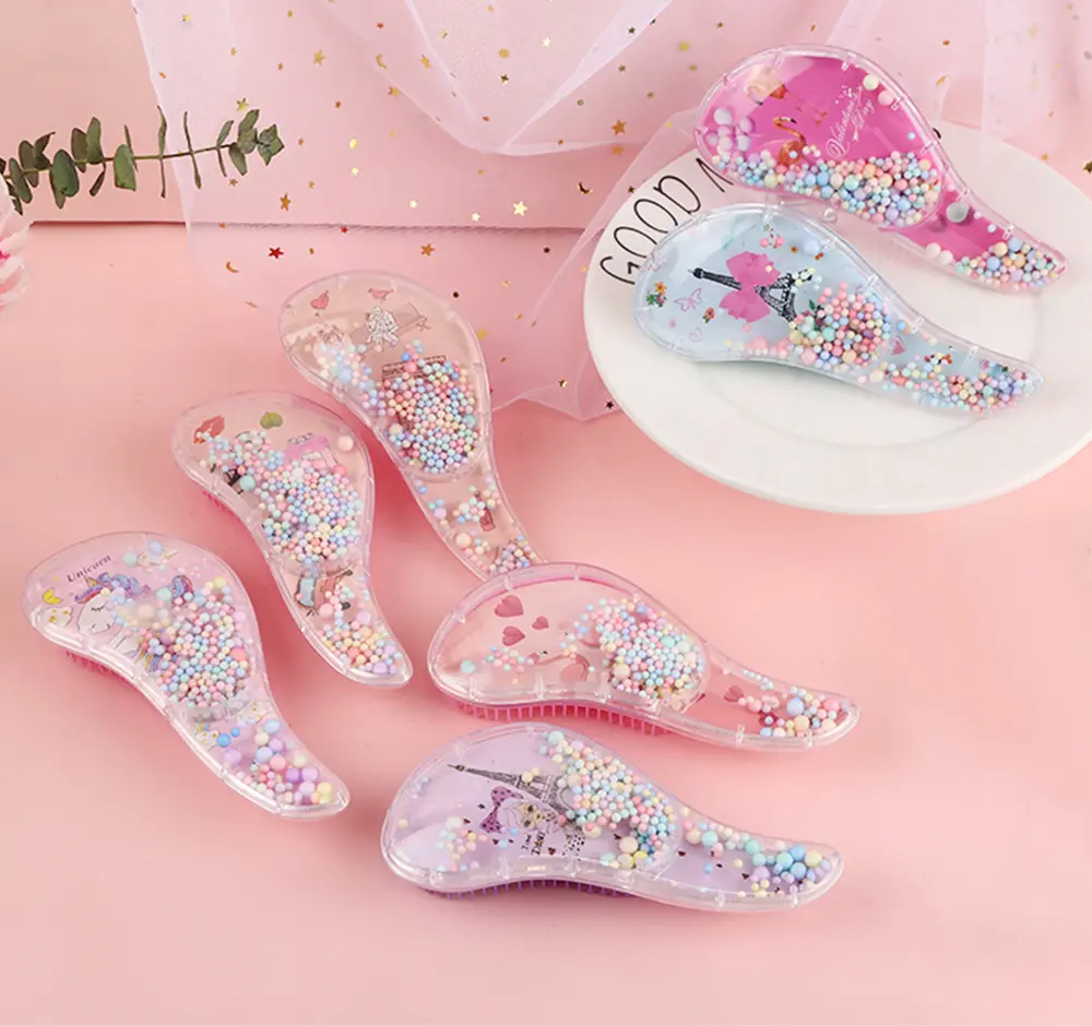 Set (kartáč na vlasy + čistič kartáčů) - KULIČKY 5