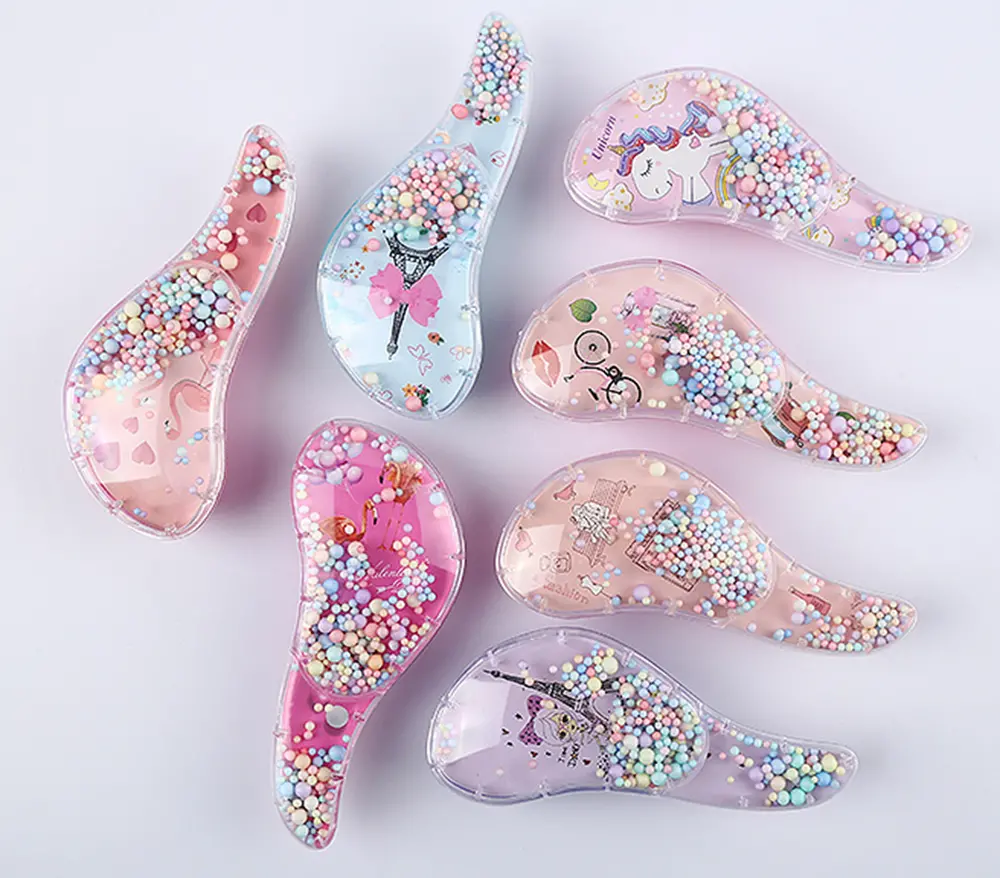 Set (kartáč na vlasy + čistič kartáčů) - KULIČKY 5