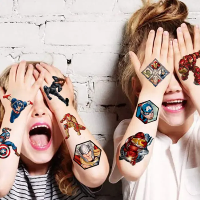 Dětské dočasné tetování - THE AVENGERS 12