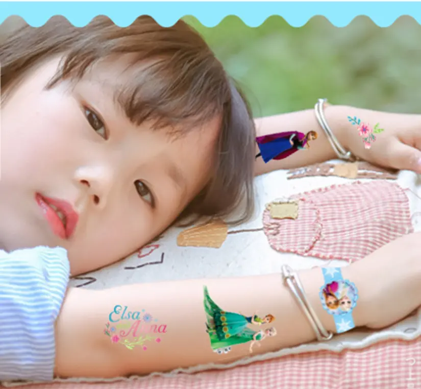 Set nálepek na nehty a tetování - LEDOVÉ KRÁLOVSTVÍ 3