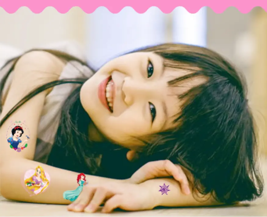 Set nálepek na nehty a tetování - DISNEY PRINCEZNY 5