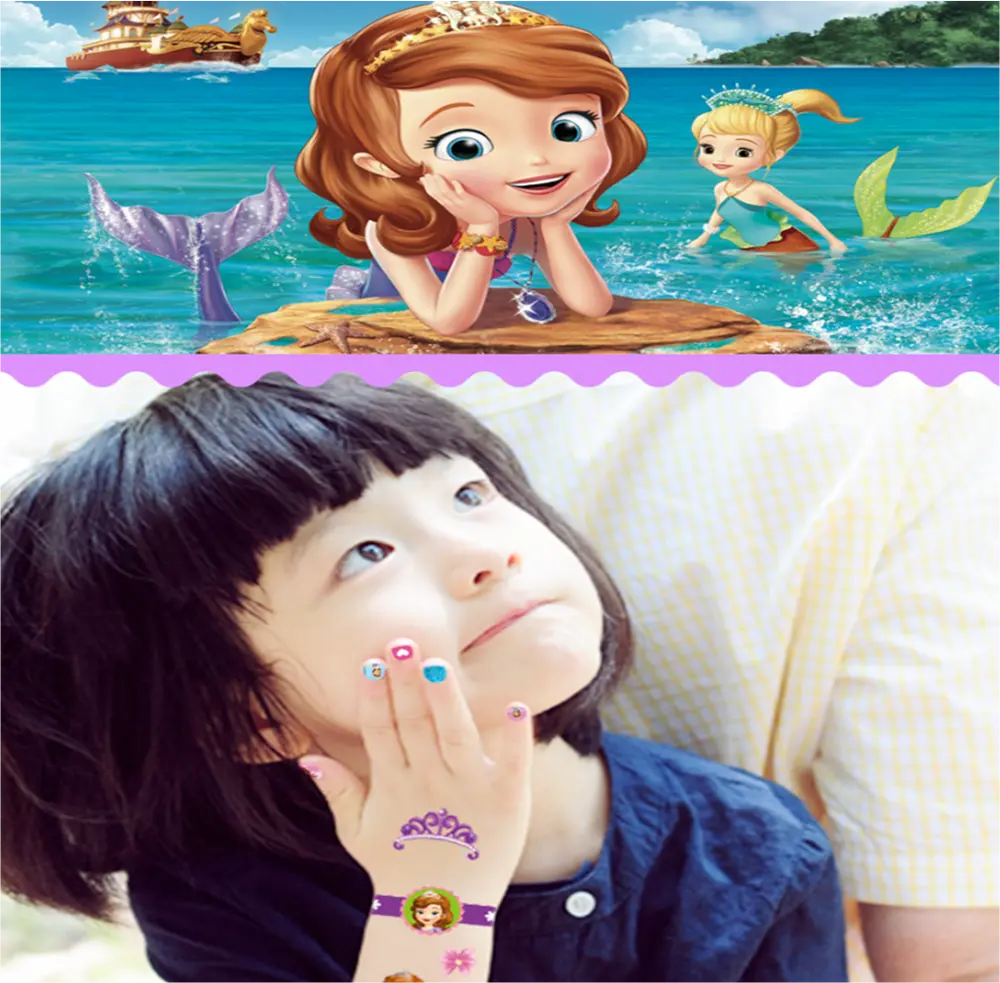 Set nálepek na nehty a tetování - PRINCEZNA SOFIE 3