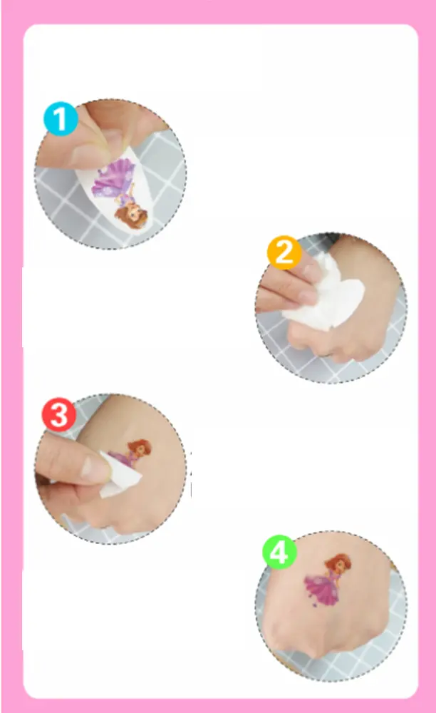 Set nálepek na nehty a tetování - PRINCEZNA SOFIE 3