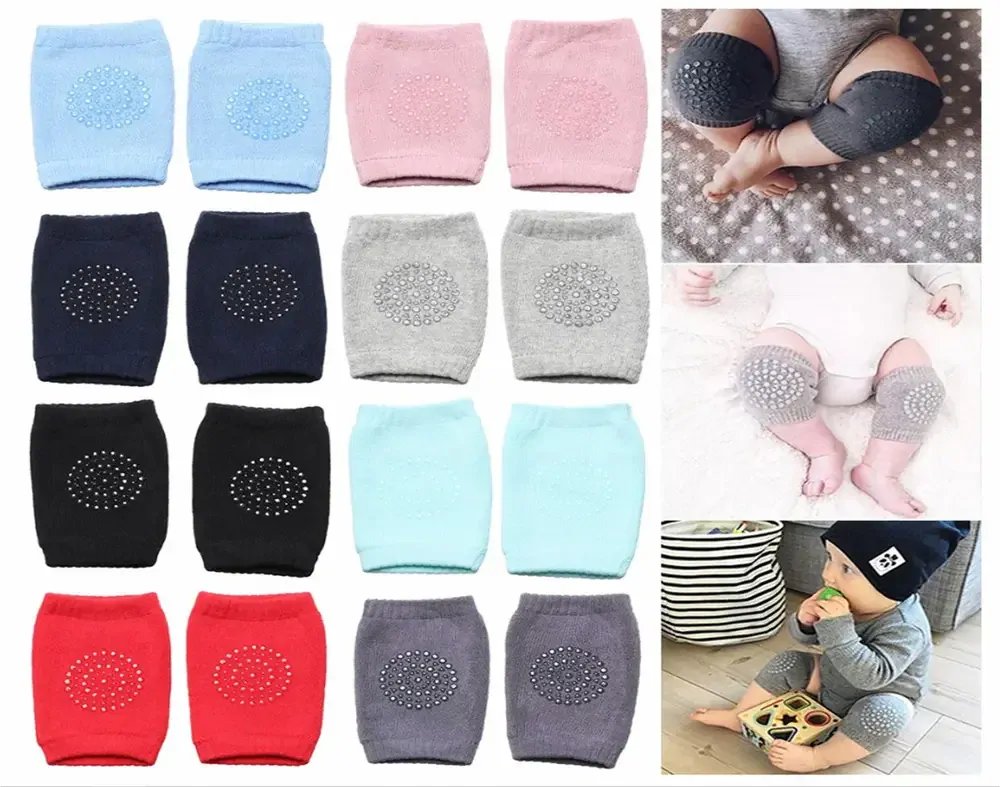 Protiskluzové návleky na kolena - ČERNÉ