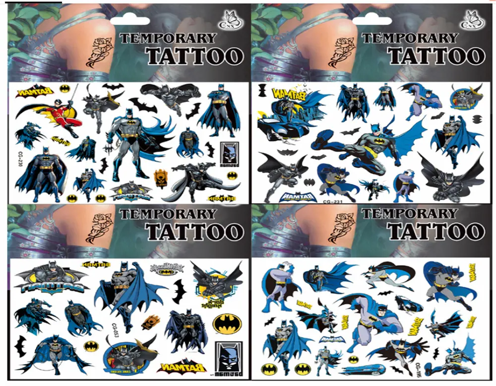 Dětské dočasné tetování - BATMAN 2