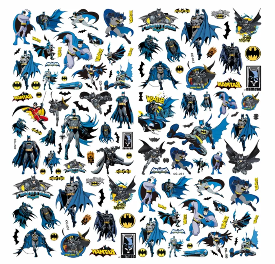 Dětské dočasné tetování - BATMAN 3