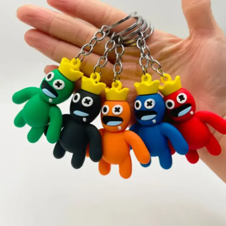 Přívěsek na klíče - RAINBOW FRIENDS - MODRÝ