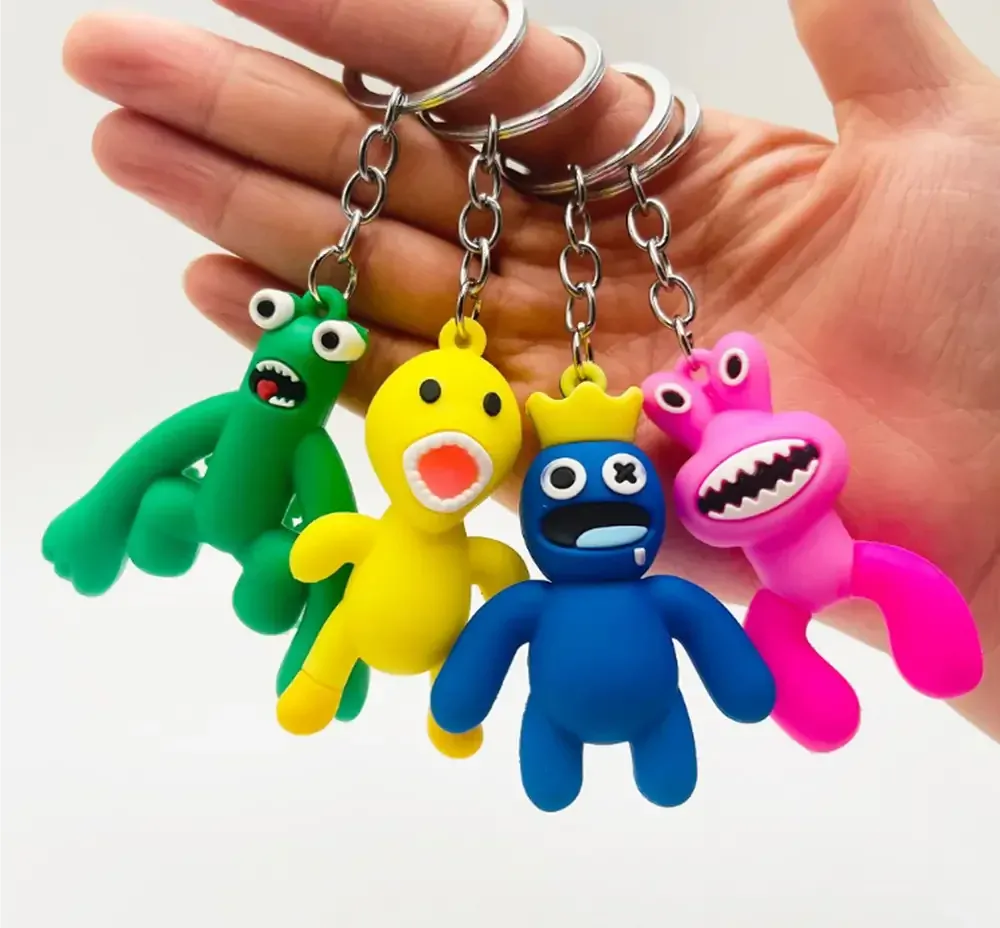 Přívěsek na klíče - RAINBOW FRIENDS - MODRÝ