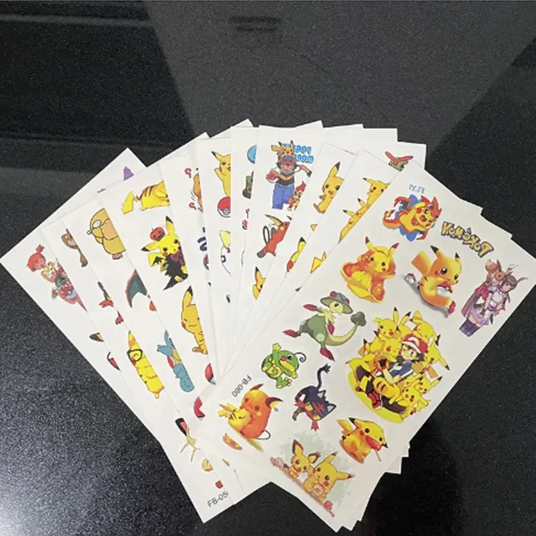 Dětské dočasné tetování - POKÉMON (2) - PIKACHU 7