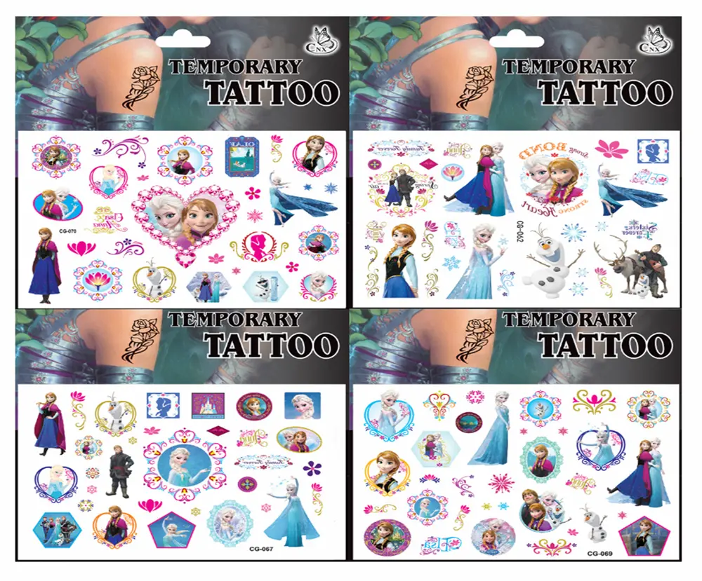 Dětské dočasné tetování - LEDOVÉ KRÁLOVSTVÍ - FROZEN 12