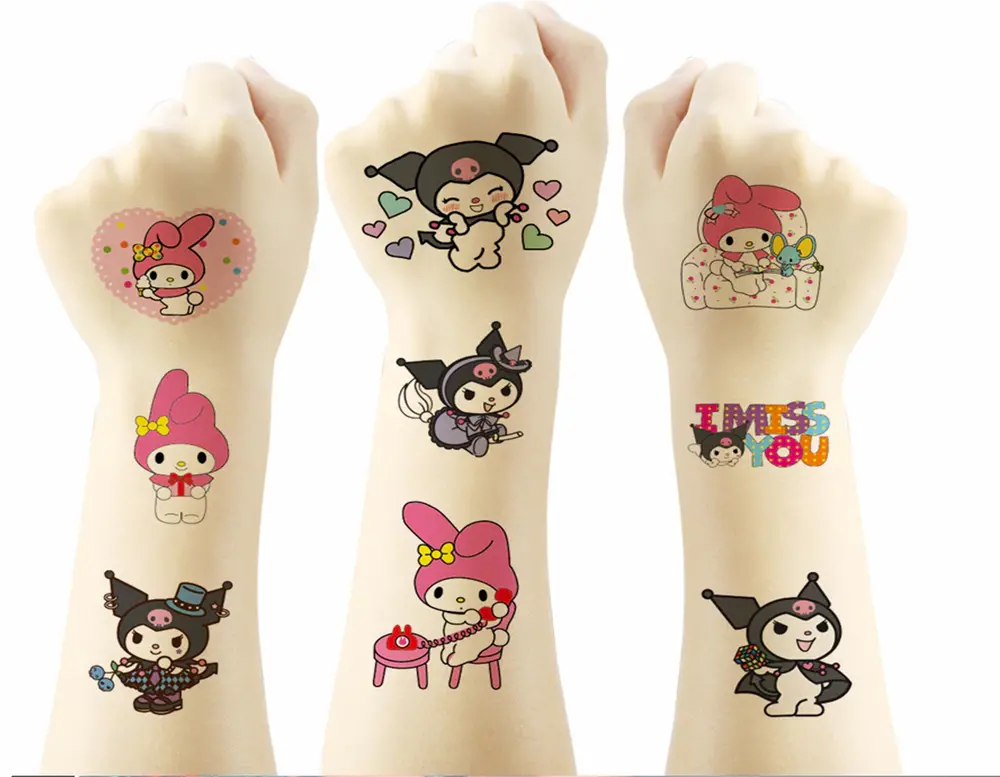 Dětské dočasné tetování - HELLO KITTY 3