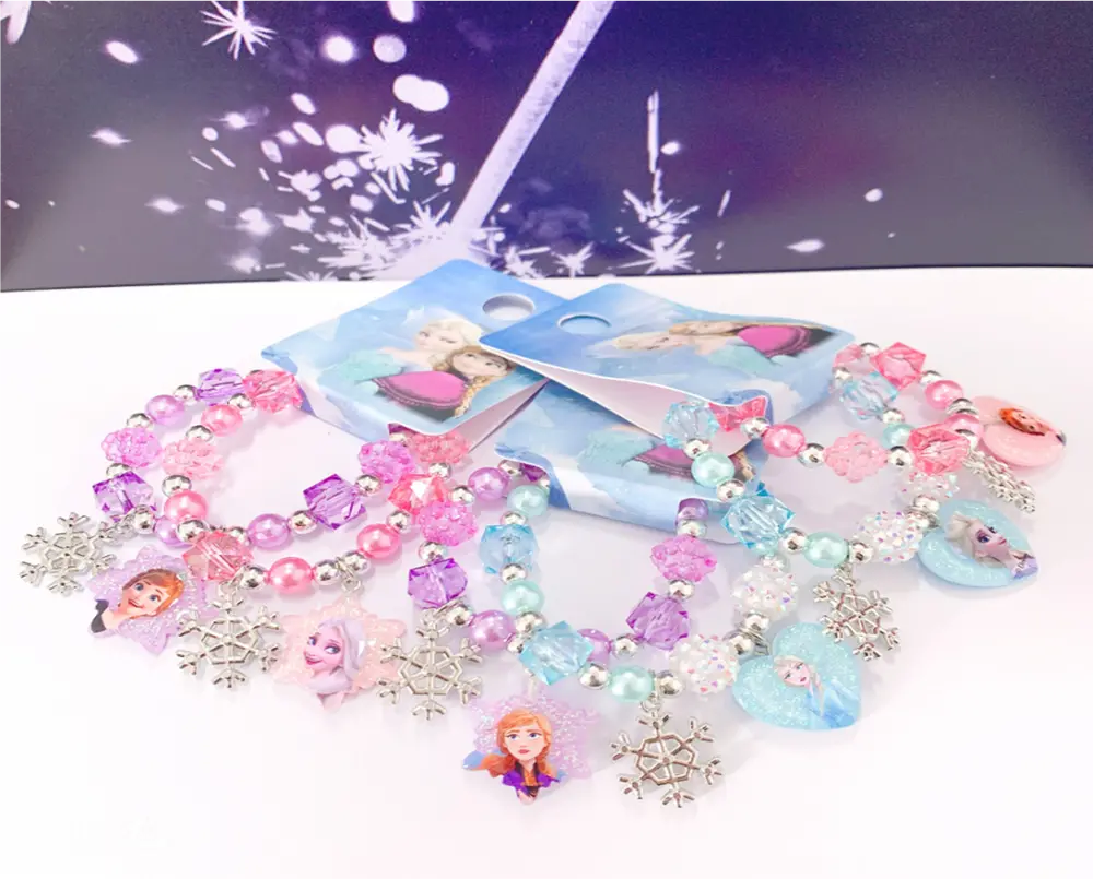 Set náramků na gumičce - LEDOVÉ KRÁLOVSTVÍ - ANNA & ELSA 3
