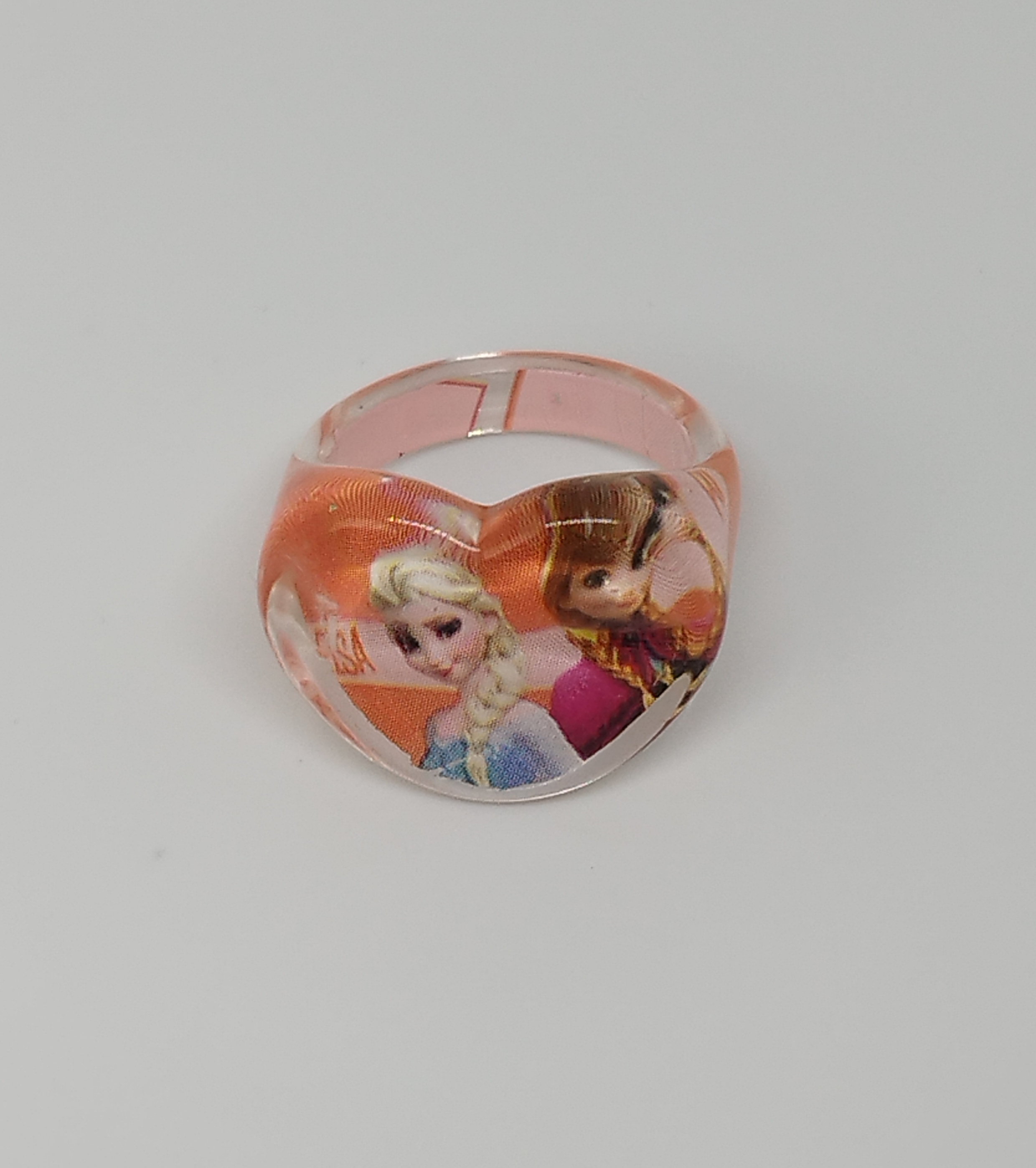 Prstýnek - LEDOVÉ KRÁLOVSTVÍ SRDÍČKO - Anna a Elsa 1 - S vadou 2