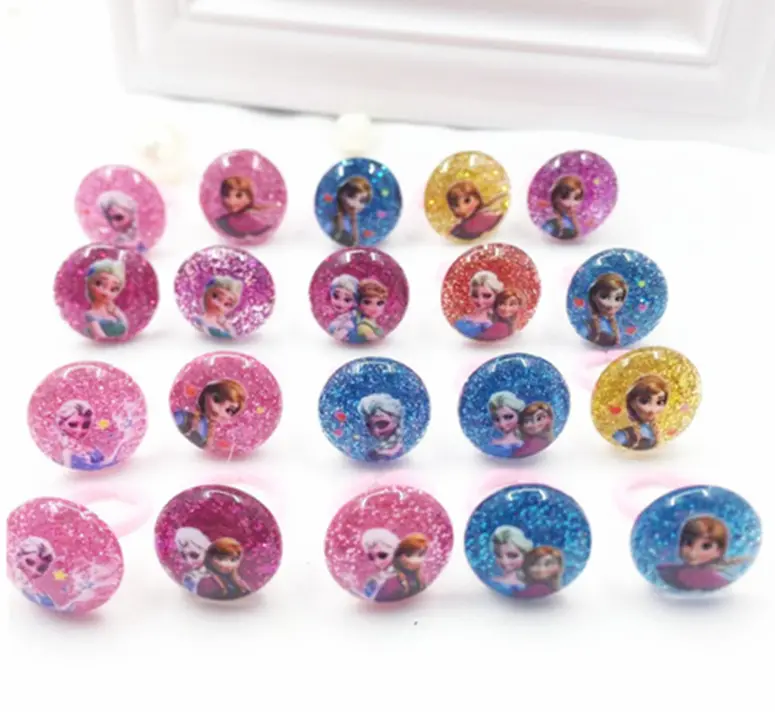 Prstýnek - LEDOVÉ KRÁLOVSTVÍ - ELSA - světle růžový 2