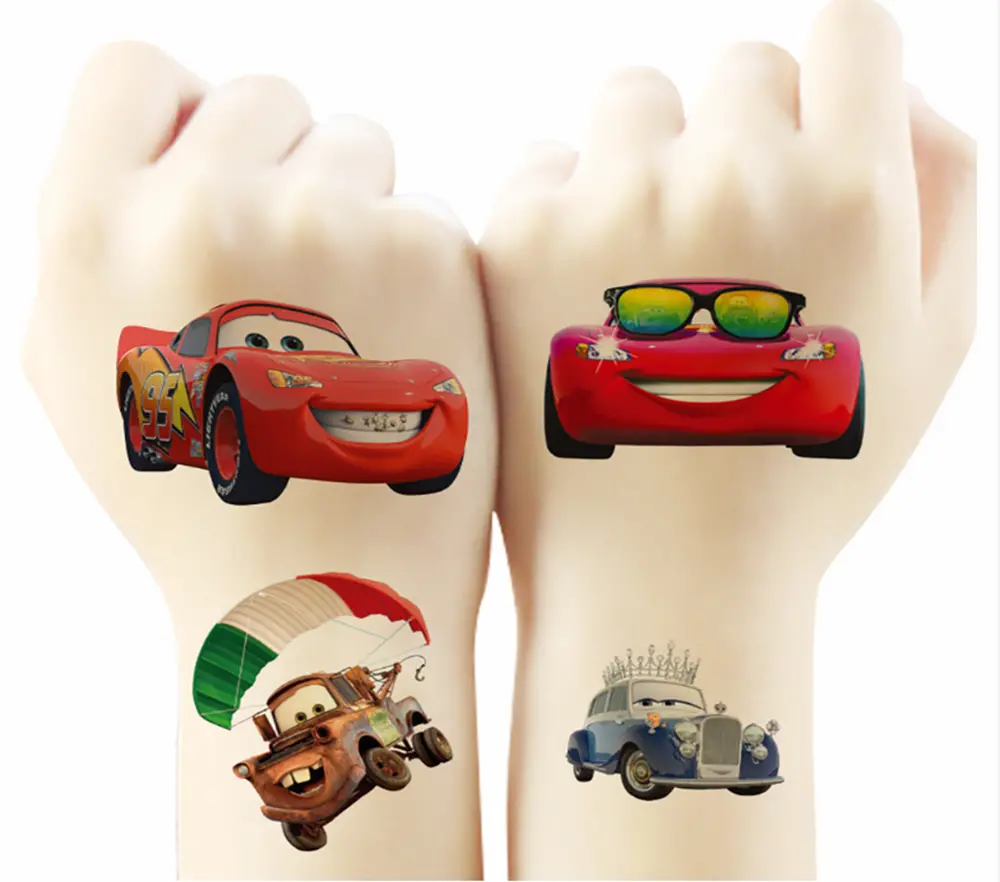 Dětské dočasné tetování - CARS/AUTA 2 