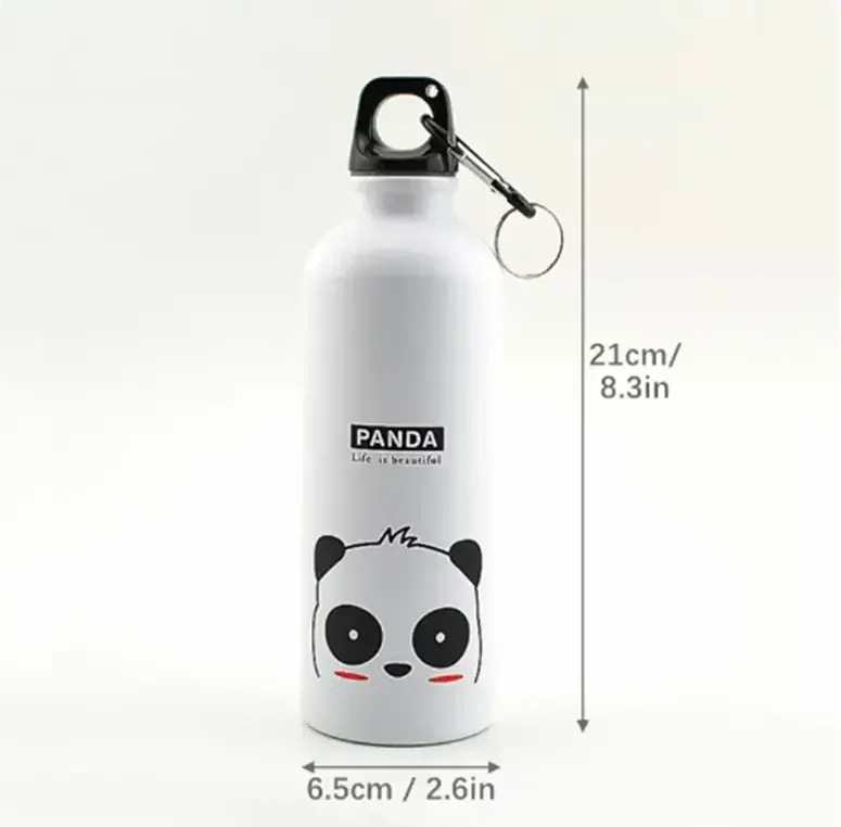 Outdoorová hliníková láhev s karabinou - JELEN - 500 ml