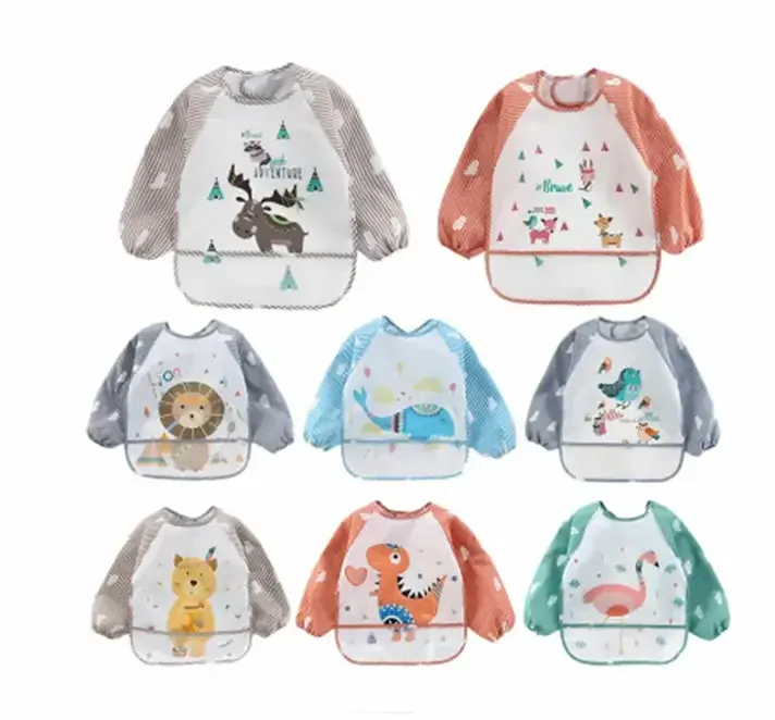 Bryndáček s dlouhým rukávem a kapsičkou dole - DINOSAURUS