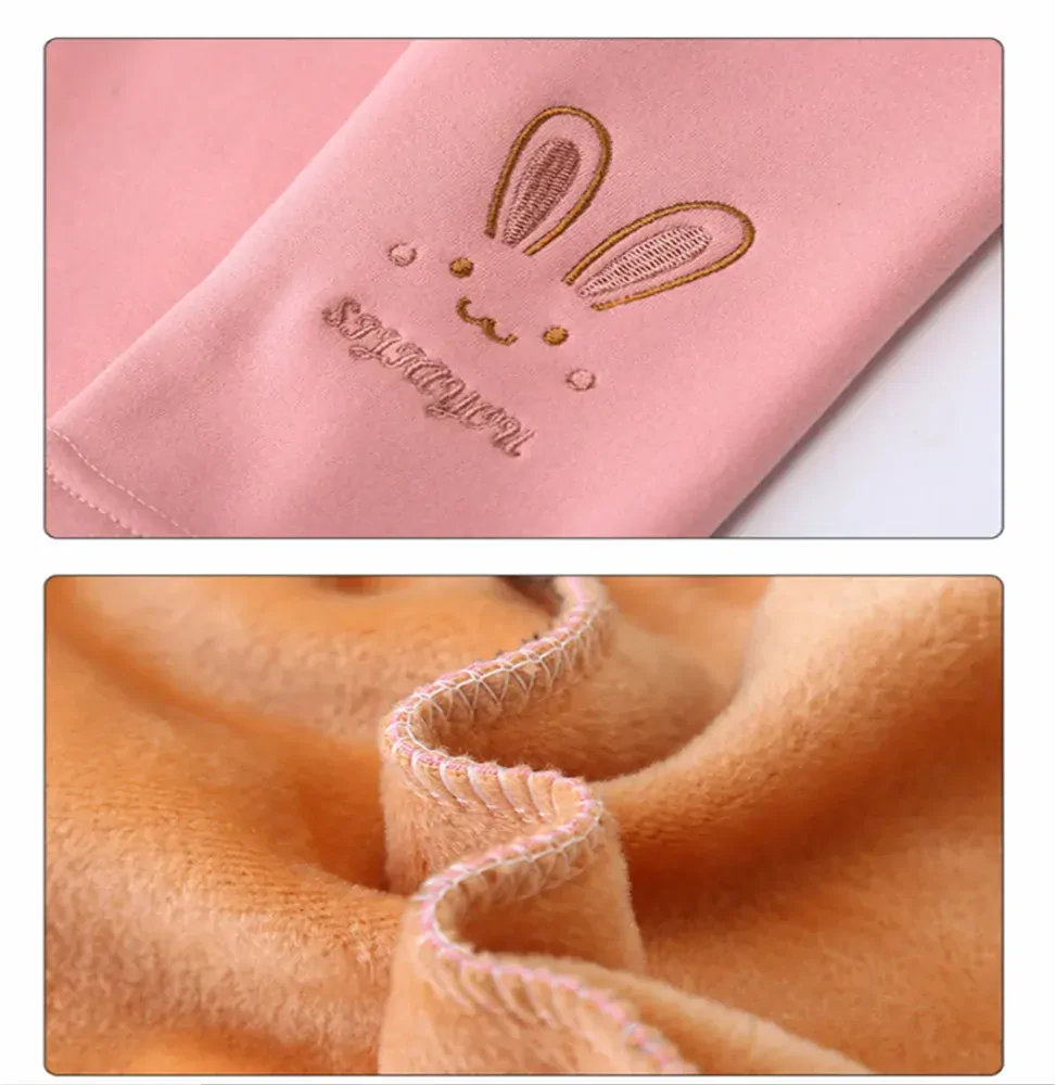 Zateplené termo legíny - RŮŽOVÉ - KRÁLÍČEK (5 let)