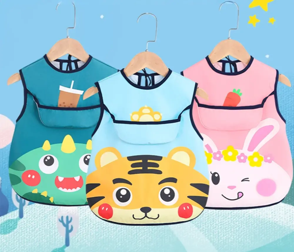 Bryndáček bez rukávů s kapsičkou - VEVERKA - růžový 