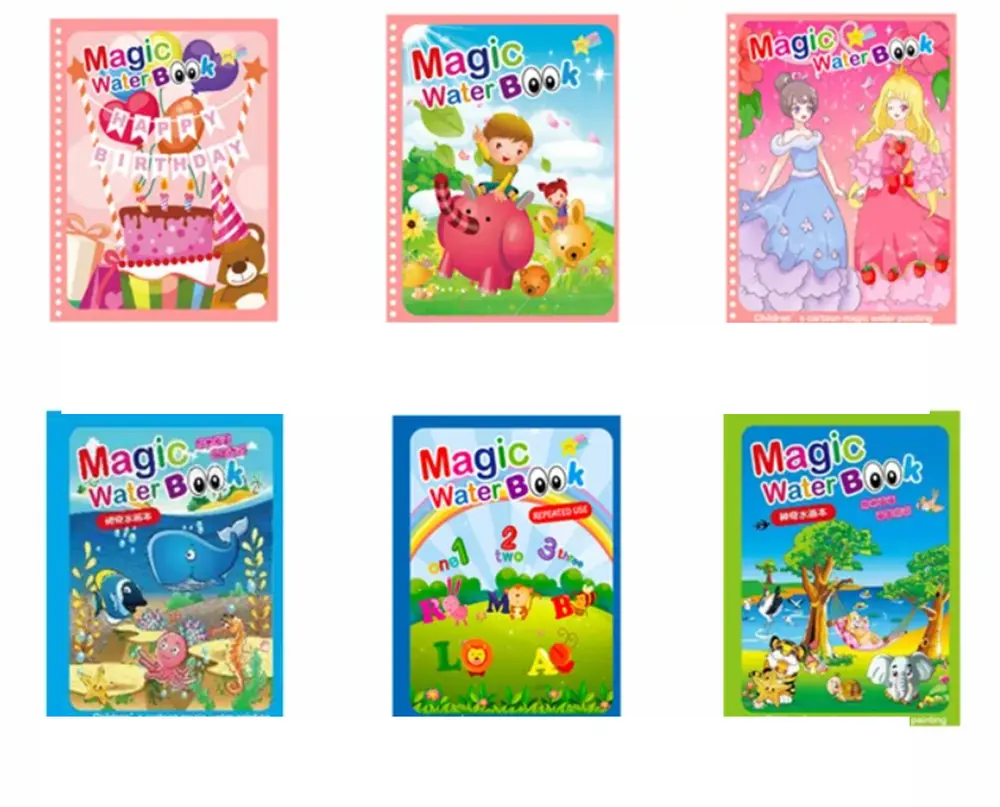 Omalovánky - Malování vodou - PRINCEZNY