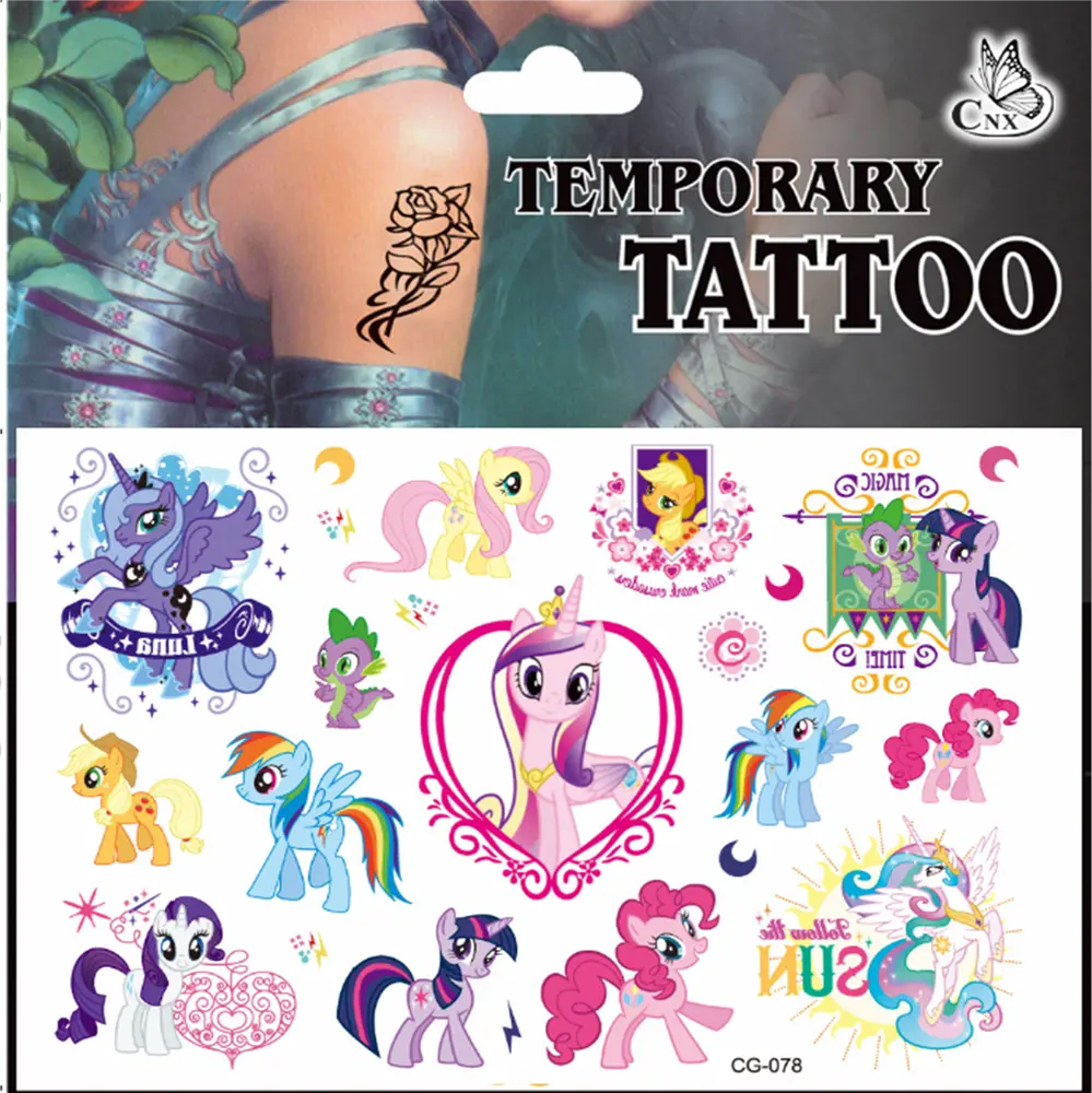 Dětské dočasné tetování - MY LITTLE PONY 6