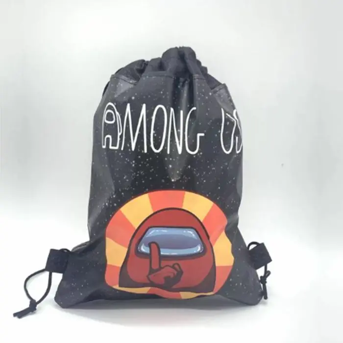 Sáček na přezůvky - AMONG US - černý 2