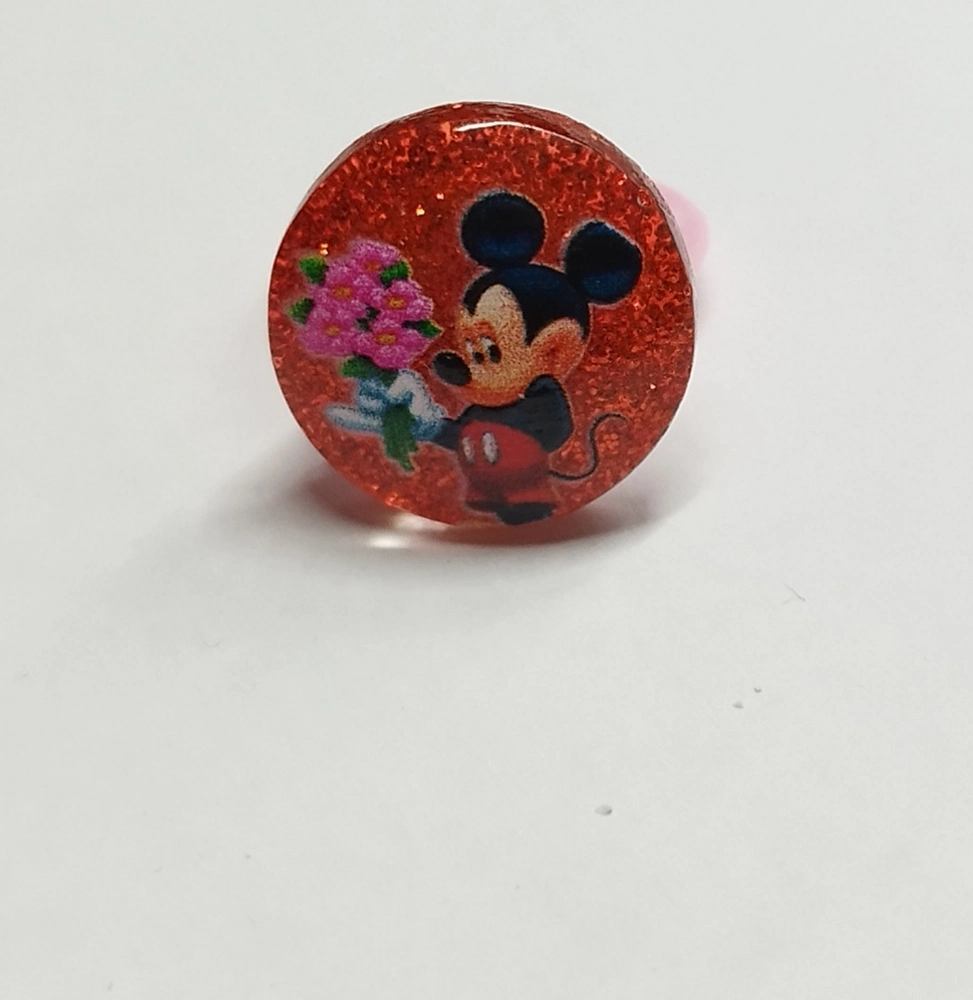 Prstýnek - MICKEY MOUSE - MICKEY - červený
