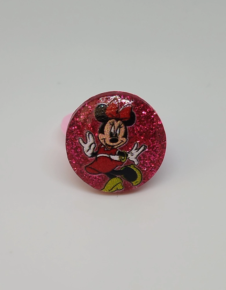 Prstýnek - MICKEY MOUSE - MINNIE - růžový