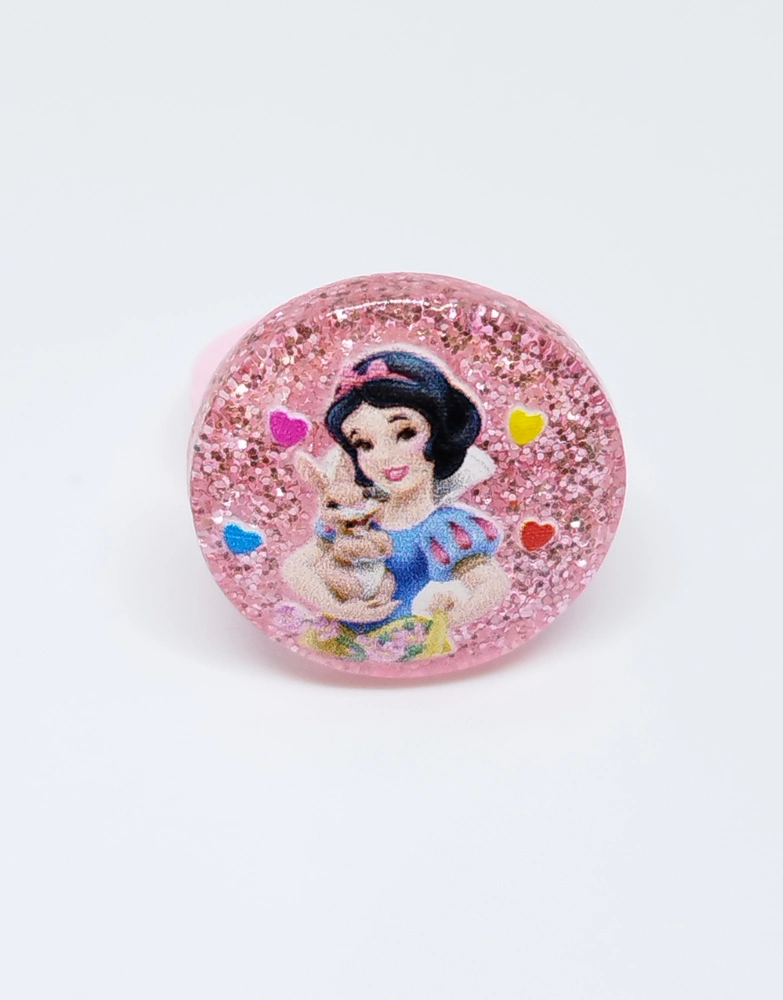 Prstýnek - DISNEY PRINCEZNY - SNĚHURKA - světle růžový 2