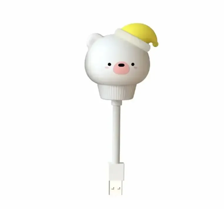 LED Noční světýlko USB - verze bez ovladače - MEDVÍDEK