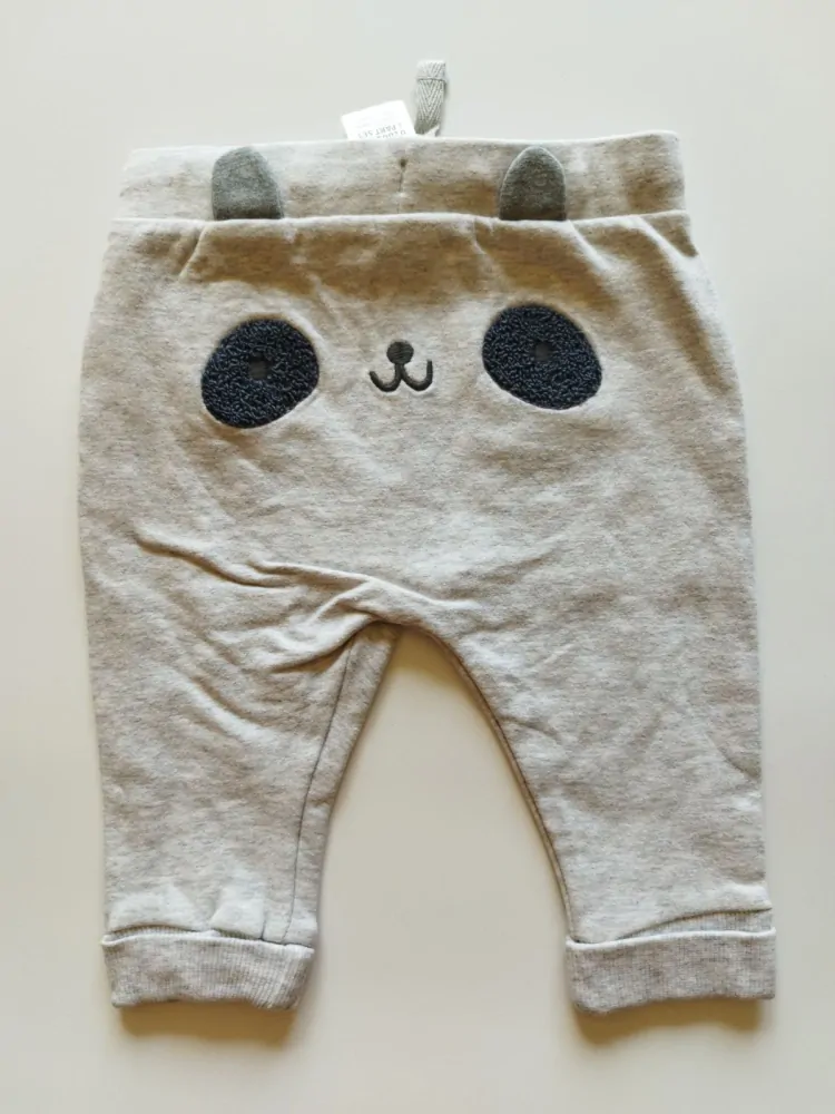 Zateplené tepláky pro miminko - (3-6 m)