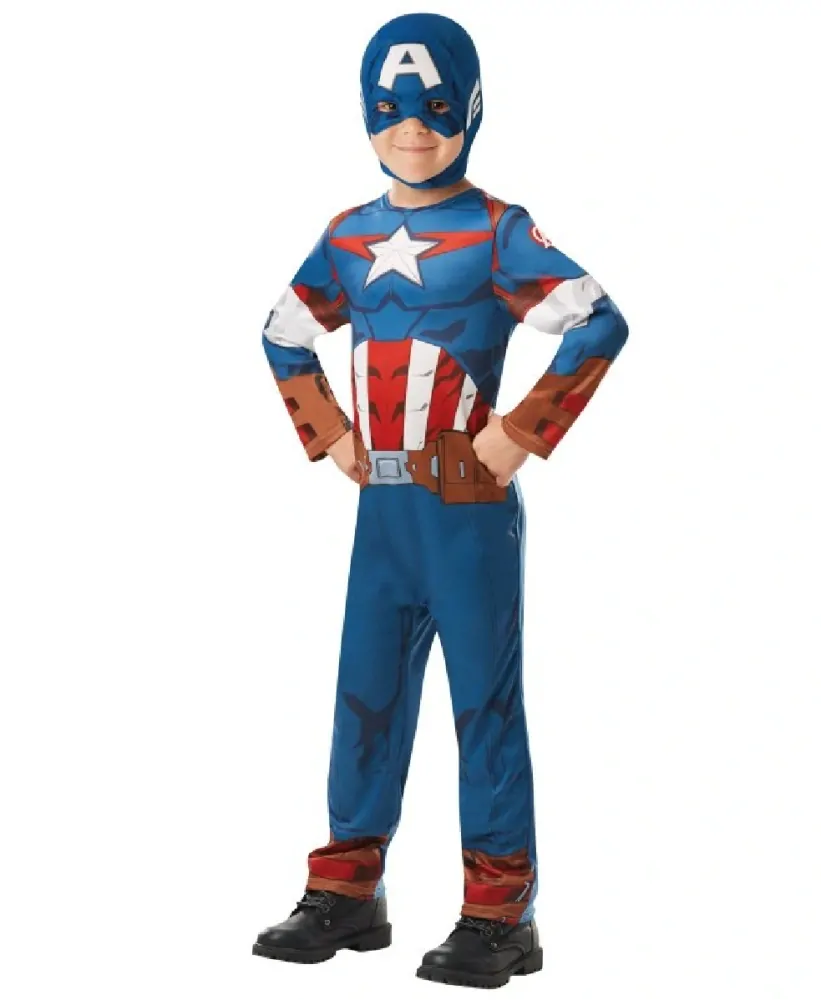 Dětský kostým - CAPTAIN AMERICA - (7-8 let)