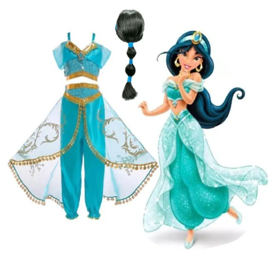 Dětský kostým - PRINCEZNÁ JASMÍNA - ALADIN (8-9 let)