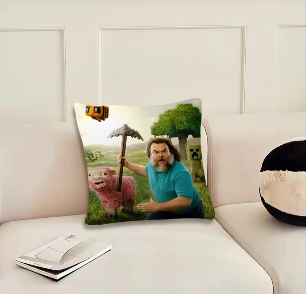Povlak na polštář - MINECRAFT FILM - OVCE A STEVE - 30 cm