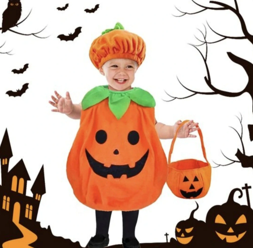 Dětský kostým - HALLOWEEN - DÝNĚ (3-6 let)