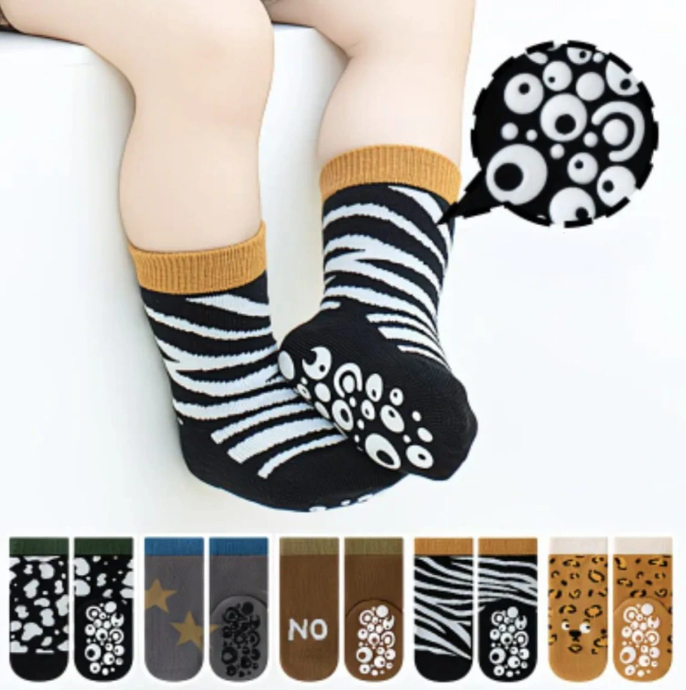 Protiskluzové ponožky - ZEBRA (12-36 m) M