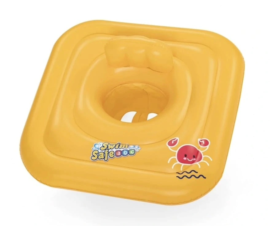 Dětský plavecký kruh Bestway Swim Safe ABC - ŽLUTÝ (12–24 m)