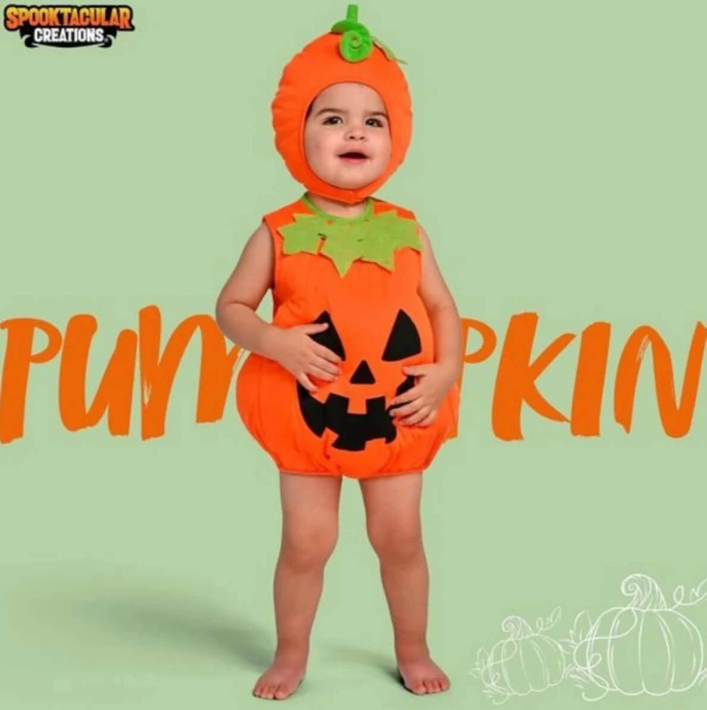 Dětský halloweenský kostým Dýně – Spooktacular Creations (12–18 měsíců)