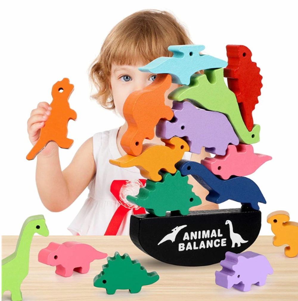 Balanční věž MONTESSORI - DINOSAUŘI