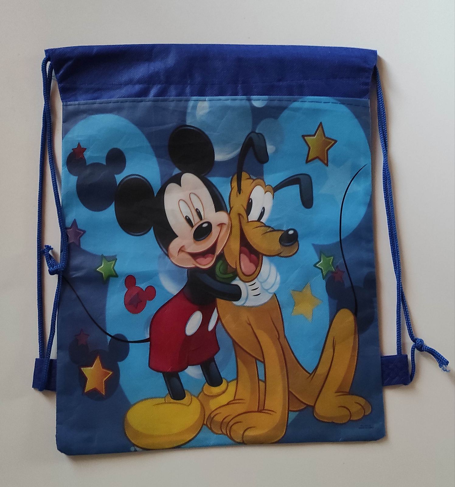 Sáček na přezůvky - MICKEY MOUSE - modrý 1