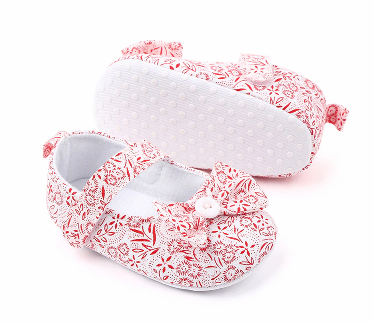 Balerínky - ČERVENÉ (6-12m)