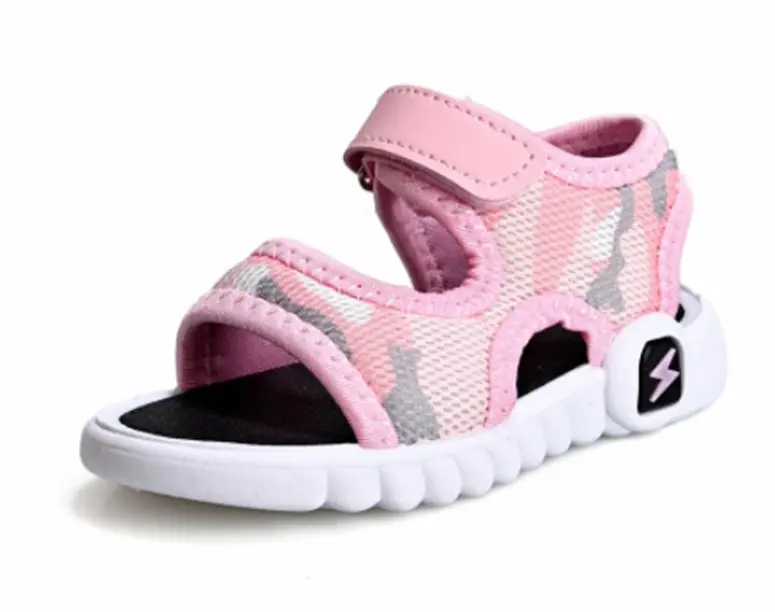 Maskáčové sandálky - RŮŽOVÉ (2-3 roky)