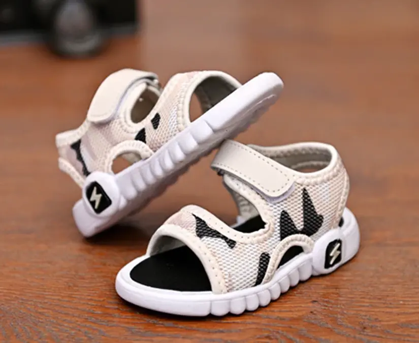 Maskáčové sandálky - BÉŽOVÉ (2-3 roky)