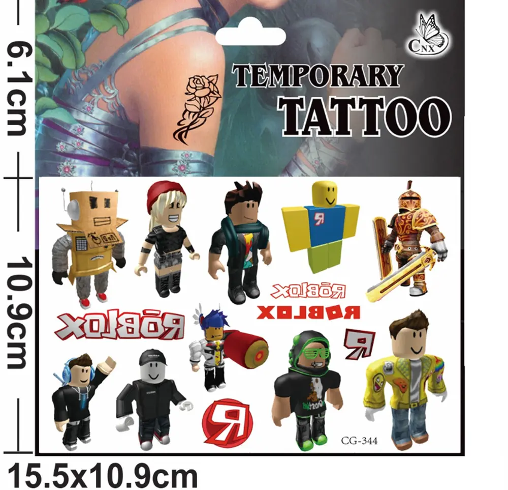 Dětské dočasné tetování - ROBLOX 1