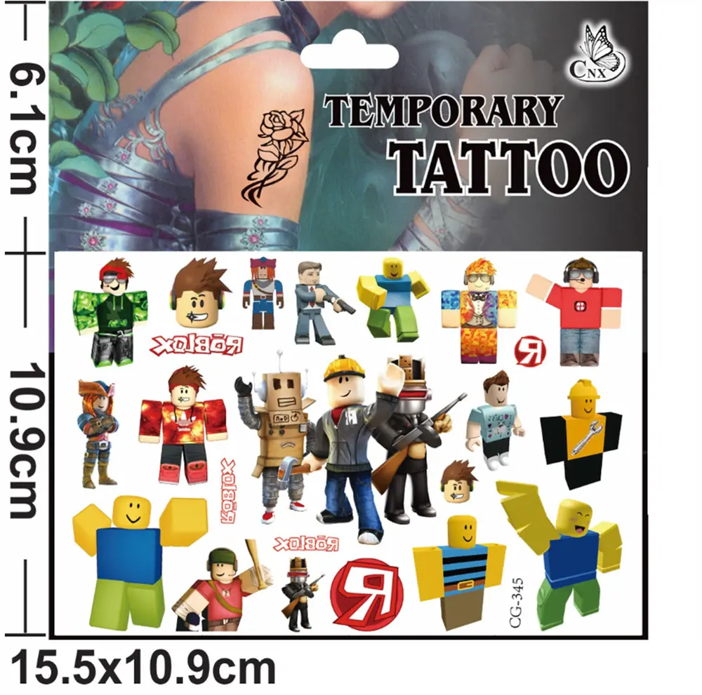 Dětské dočasné tetování - ROBLOX 2