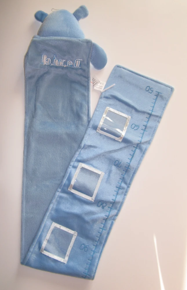 Dětský plyšový metr pro kluka jménem Daniel - MODRÝ HROCH