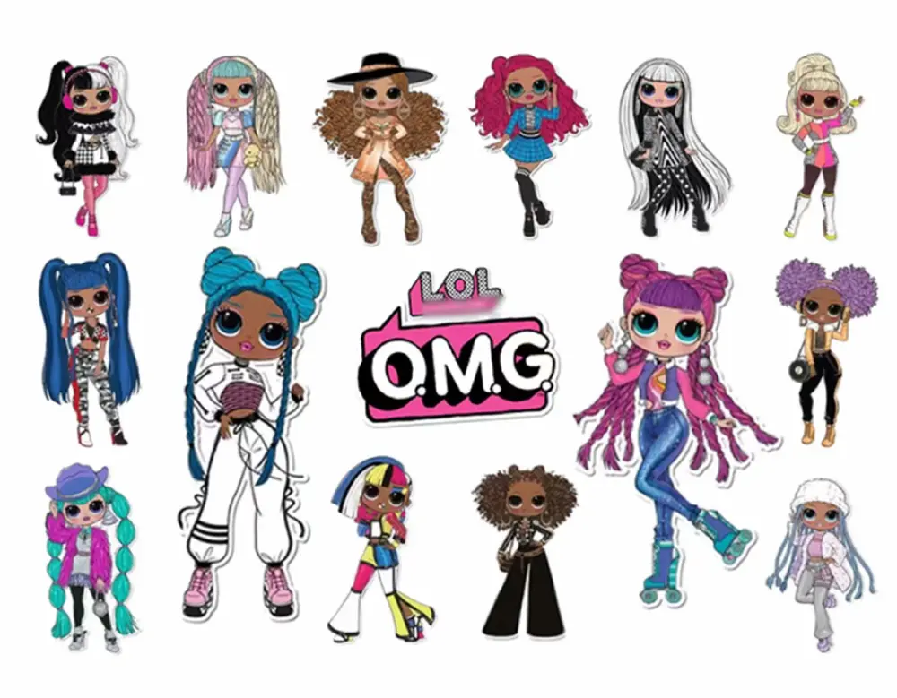 Dětské dočasné tetování -  L.O.L. SURPRISE! 2